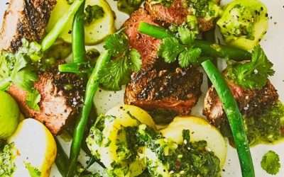 Grilled beef with Chimichurri