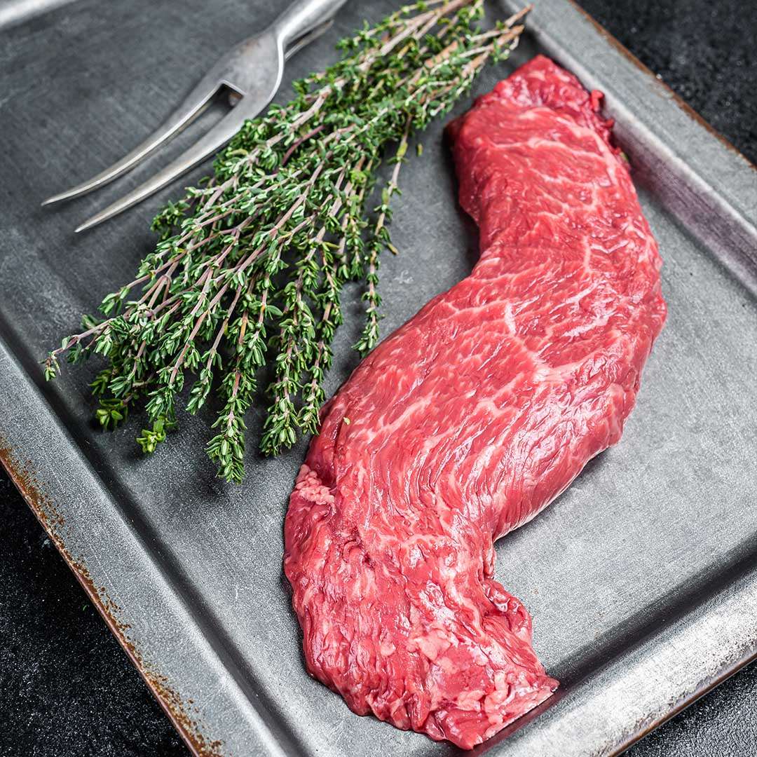Hanger Steak Premium Grass-Fed Beef Yajamabee Farms