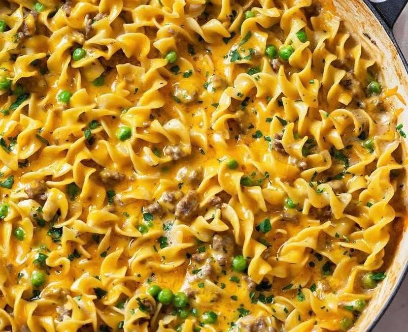 Yajambee Ground Beef Stroganoff